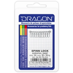 AGRAFKA DRAGON SPINN LOCK no.12 (10szt)