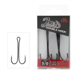 KOTWICA MIKADO JAWS DOUBLE HOOK PODWÓJNA NR 1/0 OP.5 SZT