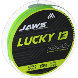 PLECIONKA MIKADO JAWS LUCKY 13 FLUO ZIELONA 150 M 0,08 MM