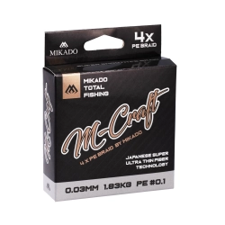 PLECIONKA MIKADO M-CRAFT BRAID STEEL 150 M 0,03 MM